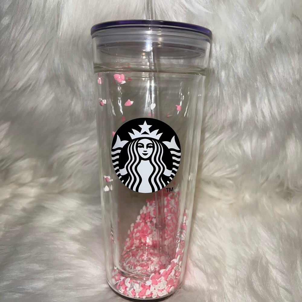Starbucks Dubai Glitter Glass
